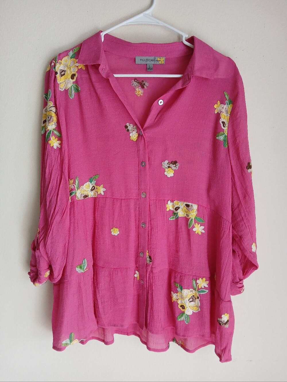 Figueroa & Flower Blouse Size Large